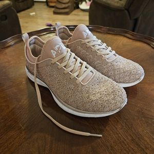 lululemon athletica APL tech loom Phantom Sneakers Rose Gold